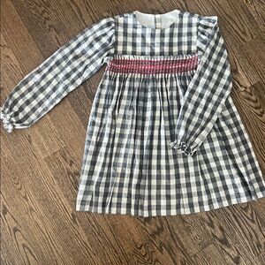 Bella Bliss Flannel Plaid Long Sleeve Dress